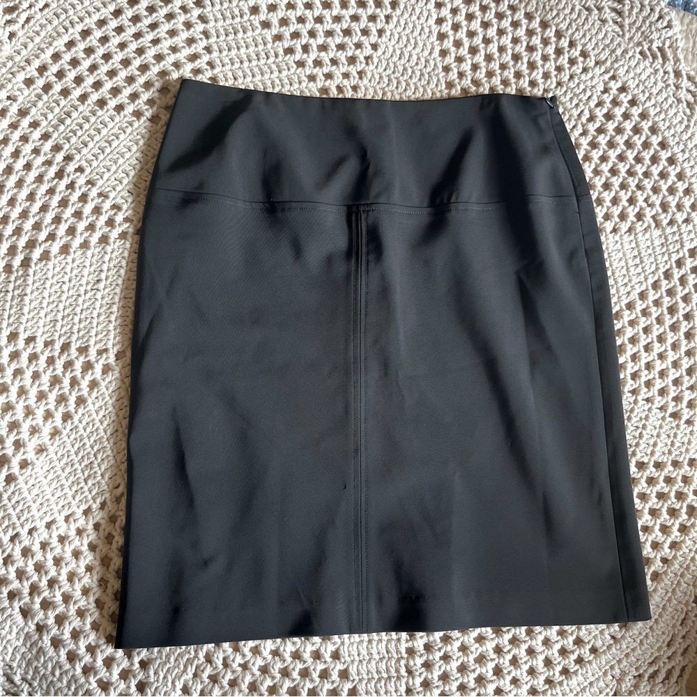 KAS New York Black Pencil Skirt, Lined, Size 6